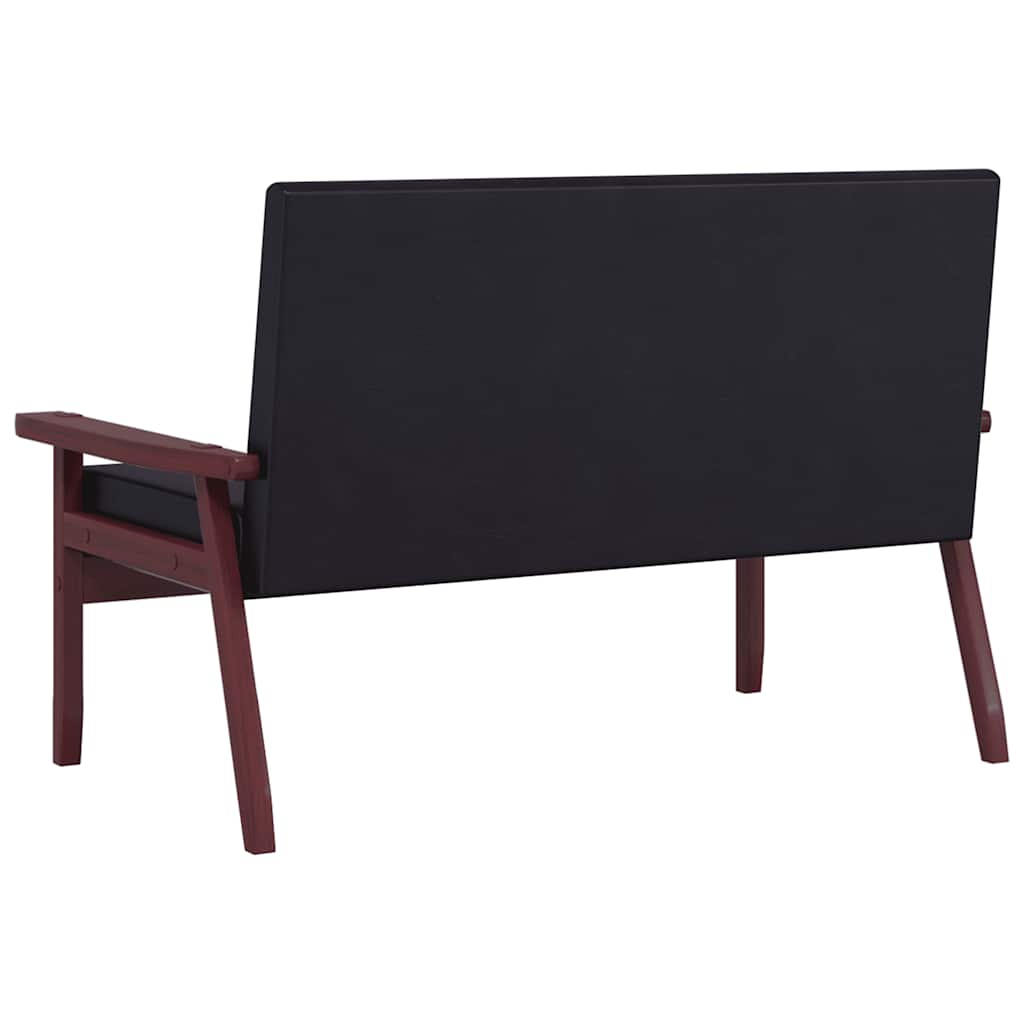 Ensemble de canapés 3 pcs noir similicuir - XIOS