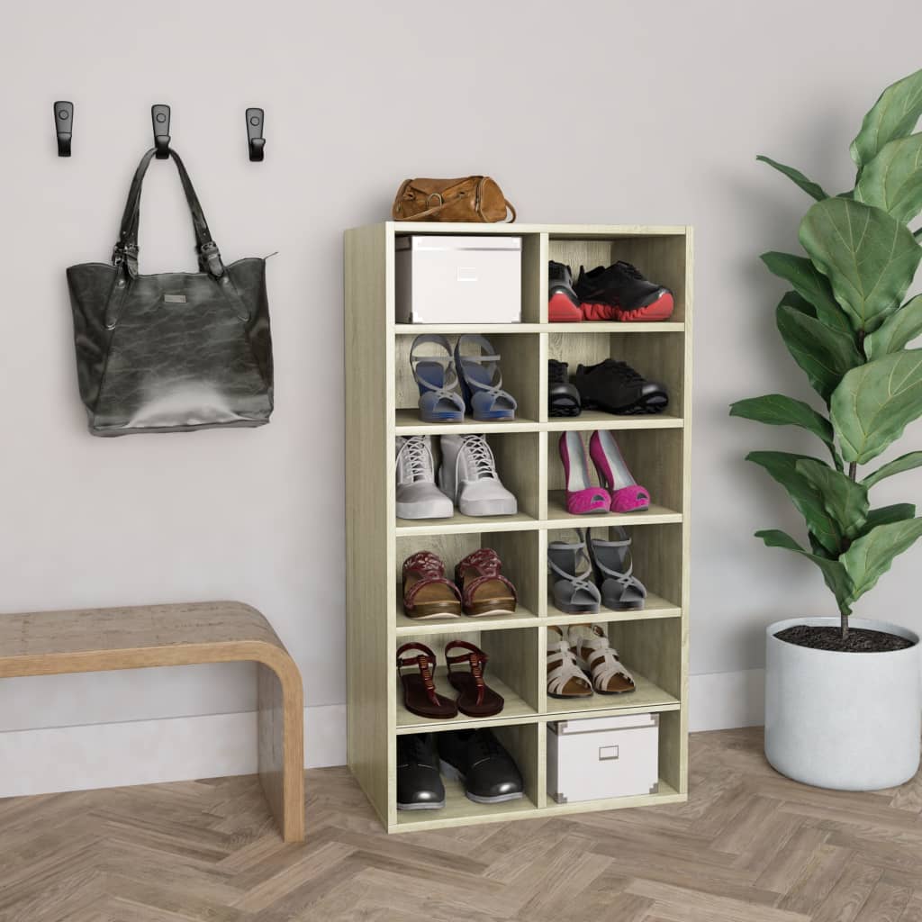 Étagère à chaussures Chêne sonoma 54x34x100,5 cm - XIOS