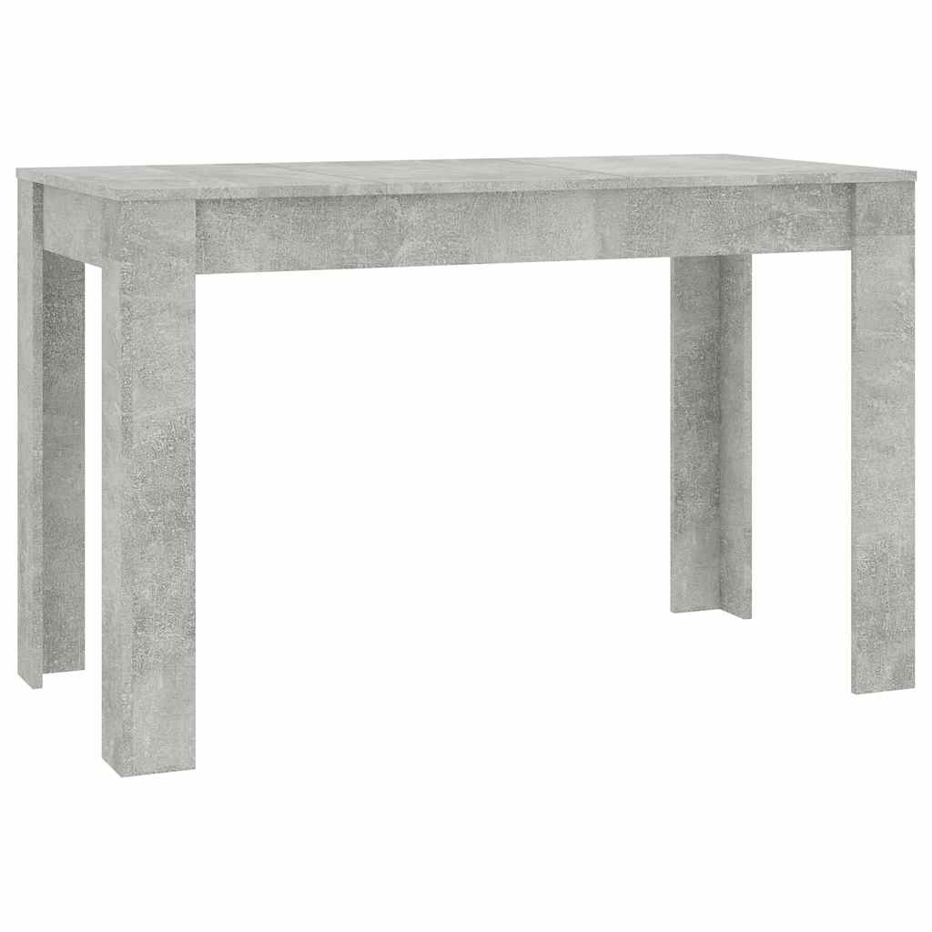 Table à manger Gris béton 120x60x76 cm Bois d'ingénierie - XIOS