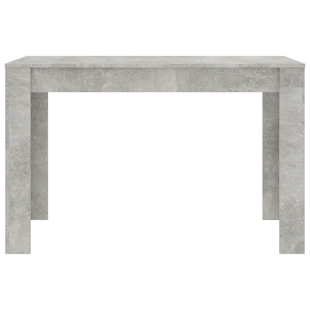 Table à manger Gris béton 120x60x76 cm Bois d'ingénierie - XIOS