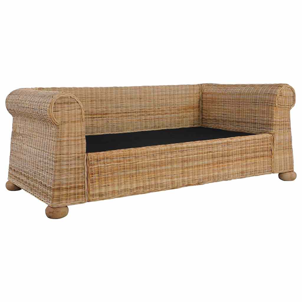 Ensemble de canapés 3 pcs avec coussins Rotin naturel - XIOS