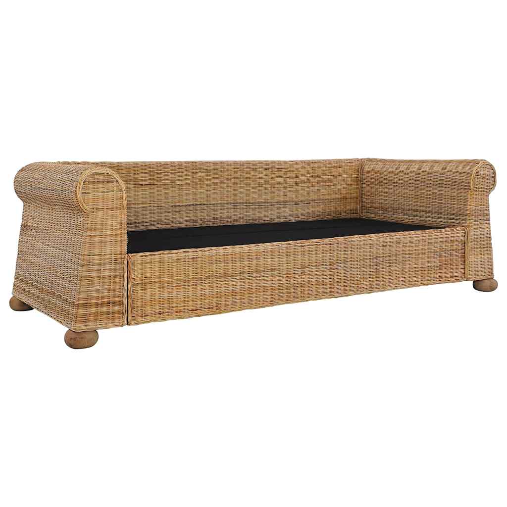 Ensemble de canapés 2 pcs avec coussins Rotin naturel - XIOS