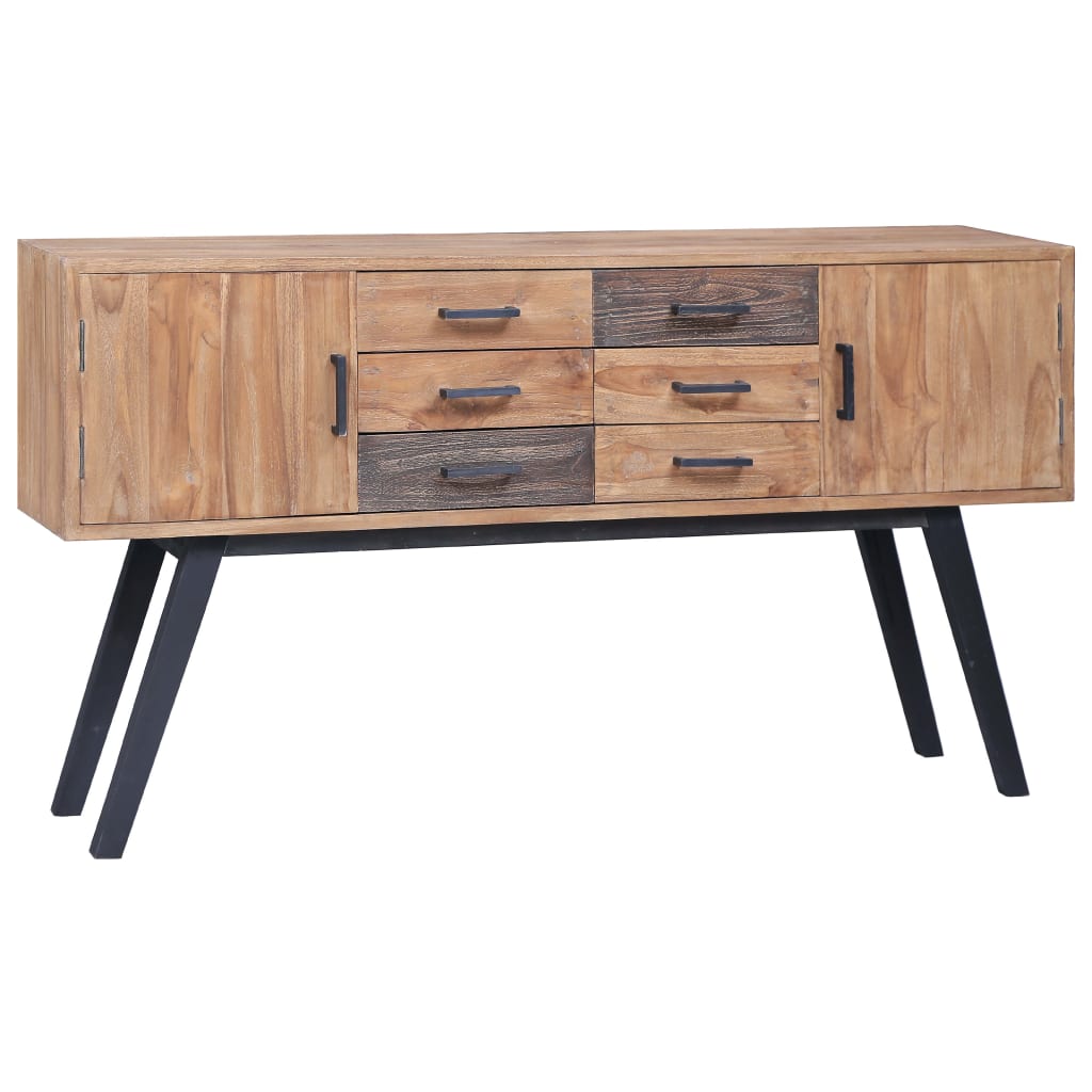 Armoire latérale 110x30x75 cm Teck solide - XIOS