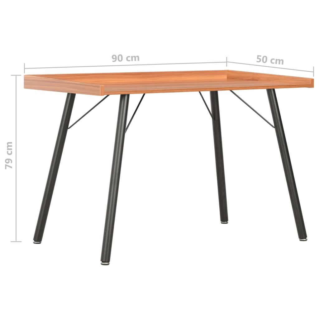 Bureau Marron 90x50x79 cm - XIOS