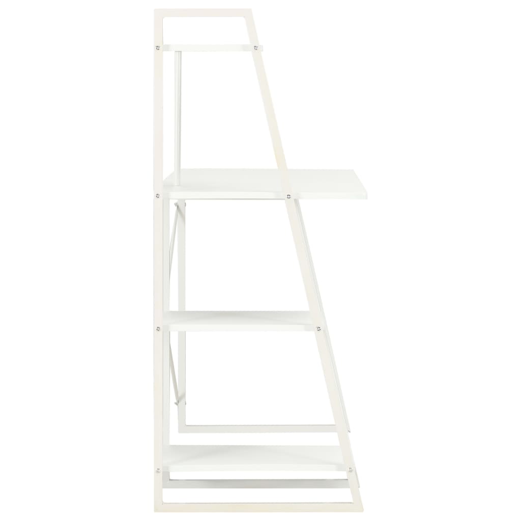 Bureau avec étagère Blanc 102x50x117 cm - XIOS