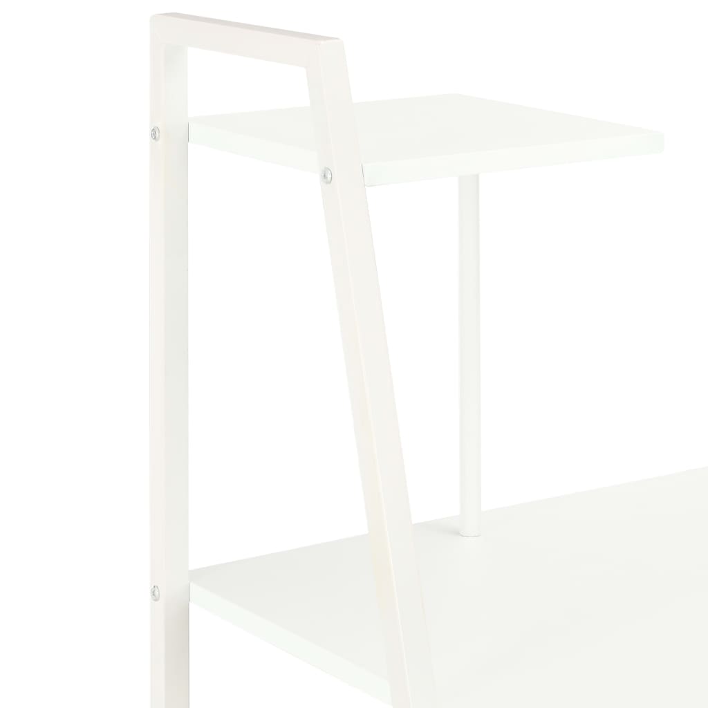 Bureau avec étagère Blanc 102x50x117 cm - XIOS