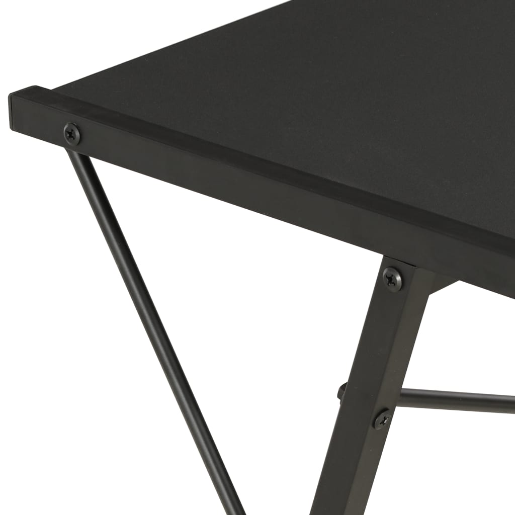 Bureau avec étagère Noir 116x50x93 cm - XIOS