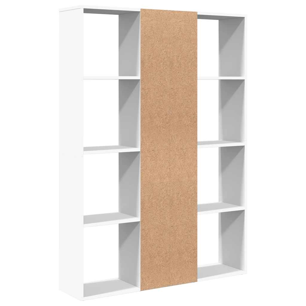 Séparateur de pièce/Bibliothèque Blanc 100x24x140 cm - XIOS