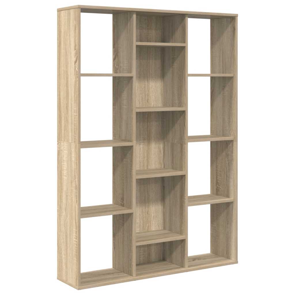 Séparateur de pièce/Bibliothèque Chêne sonoma 100x24x140 cm - XIOS