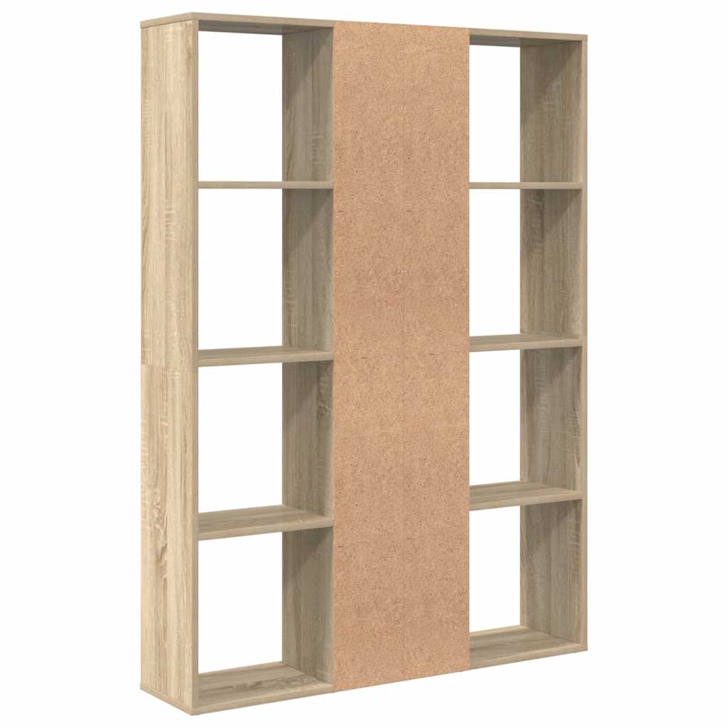 Séparateur de pièce/Bibliothèque Chêne sonoma 100x24x140 cm - XIOS