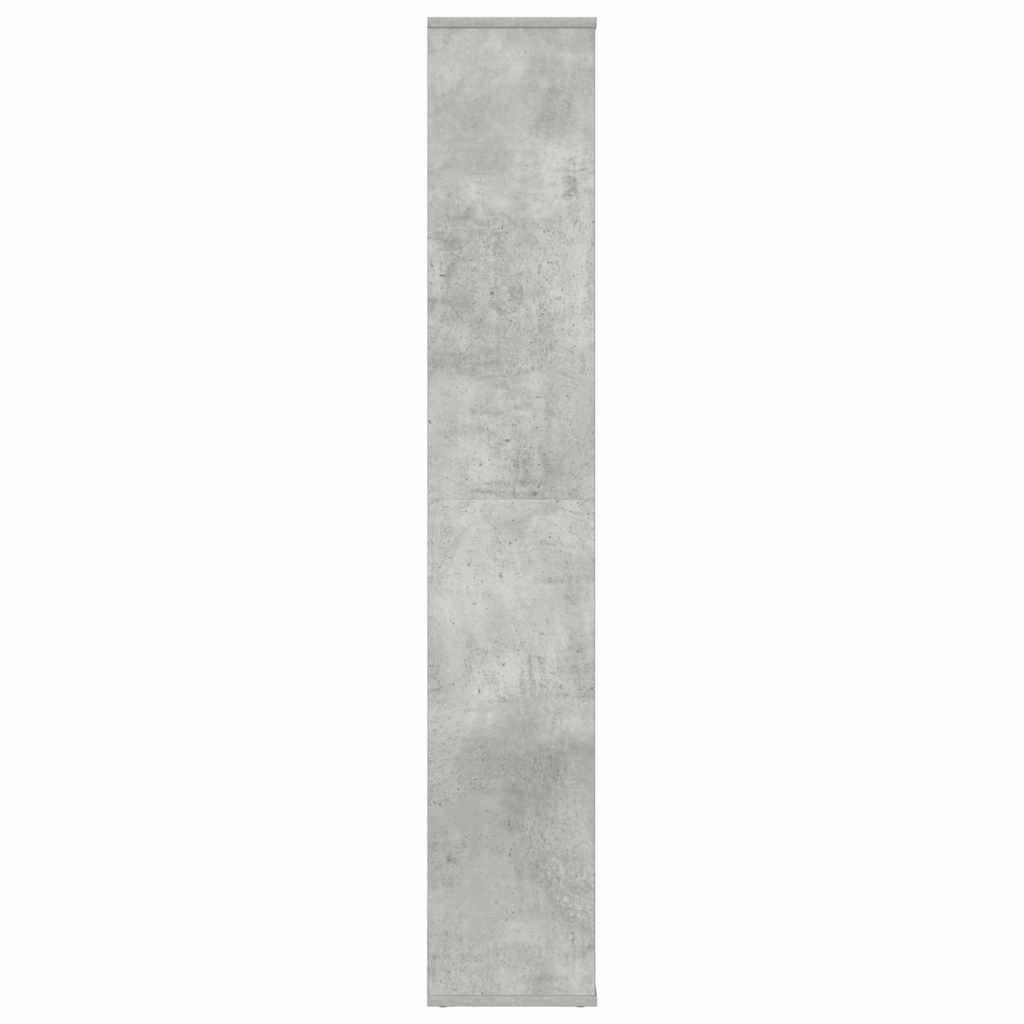 Séparateur de pièce/Bibliothèque Gris béton Bois d’ingénierie - XIOS