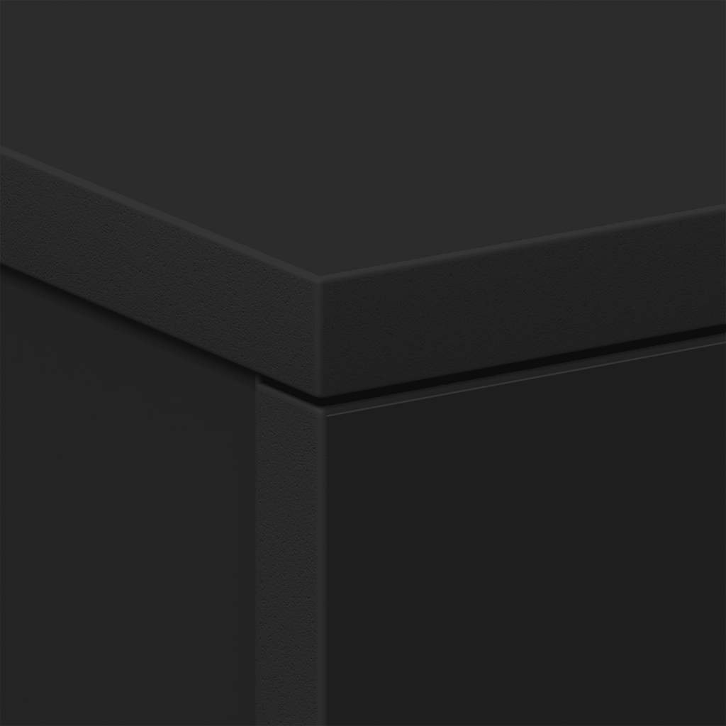 Table de chevet Noir 38 x 35 x 56 cm Bois d'ingénierie - XIOS