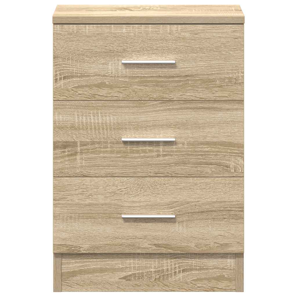 Table de chevet Chêne Sonoma 38x35x56 cm Bois d'ingénierie - XIOS
