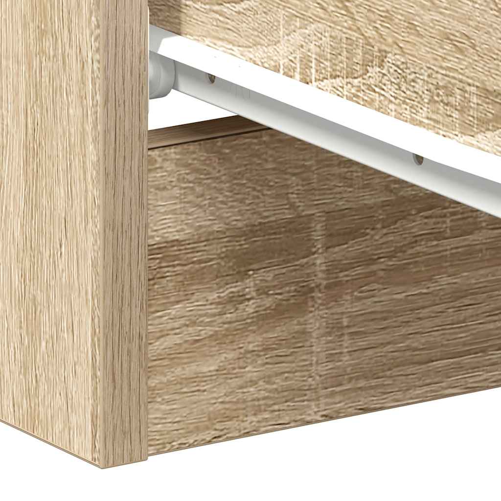 Table de chevet Chêne Sonoma 38x35x56 cm Bois d'ingénierie - XIOS