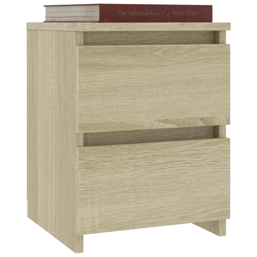 Table de chevet Chêne sonoma 30x30x40 cm Bois d'ingénierie - XIOS