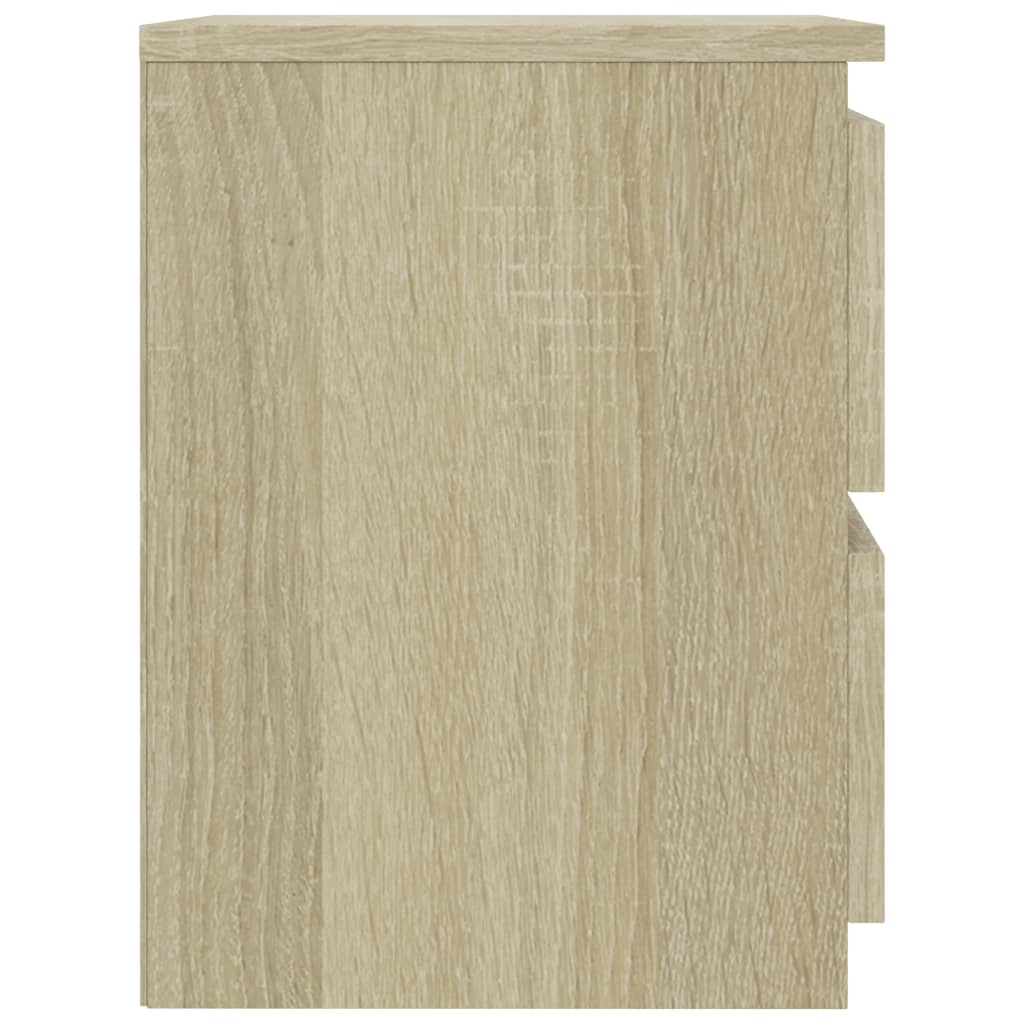 Table de chevet Chêne sonoma 30x30x40 cm Bois d'ingénierie - XIOS