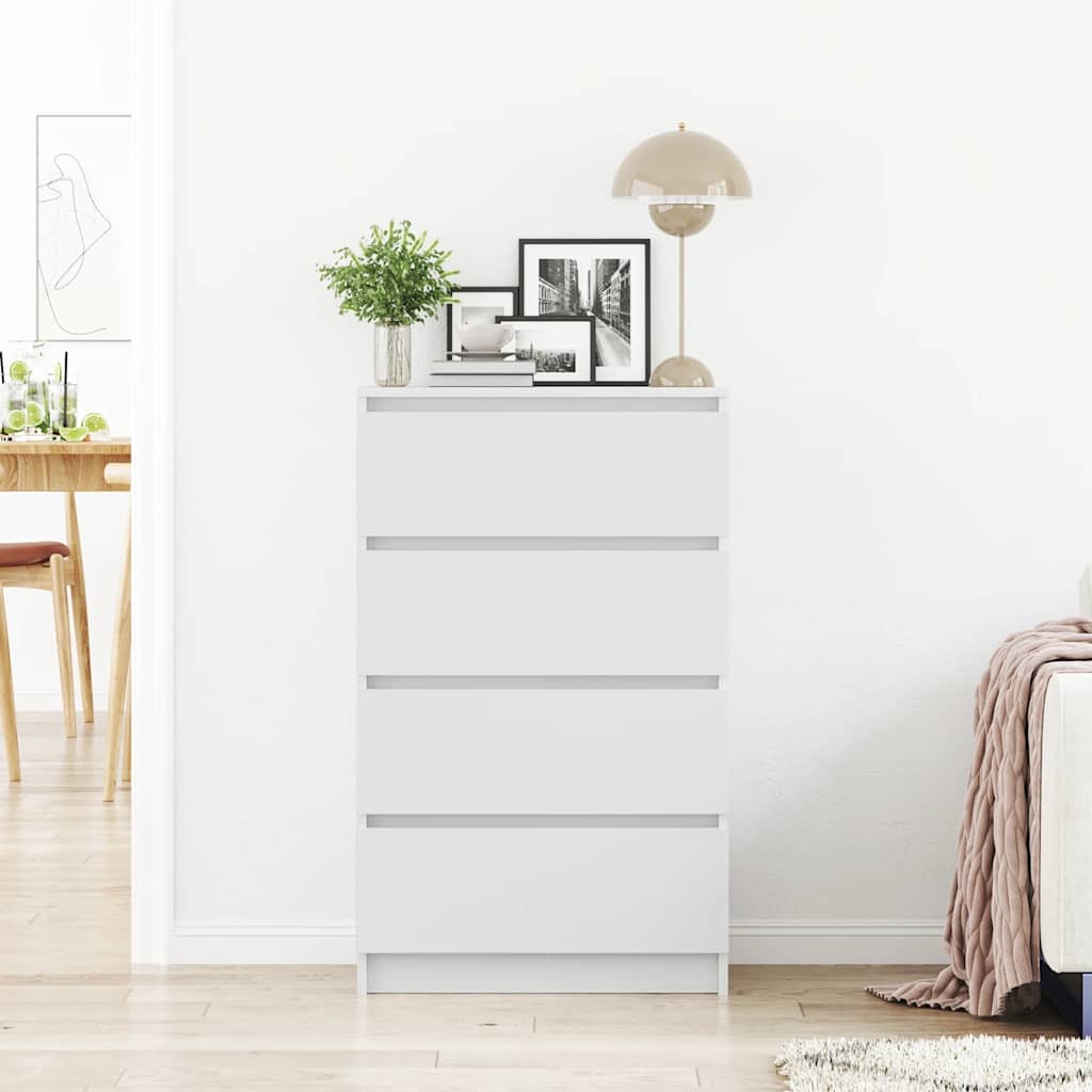 Buffet Blanc 60x35x98,5 cm Bois d'ingénierie - XIOS