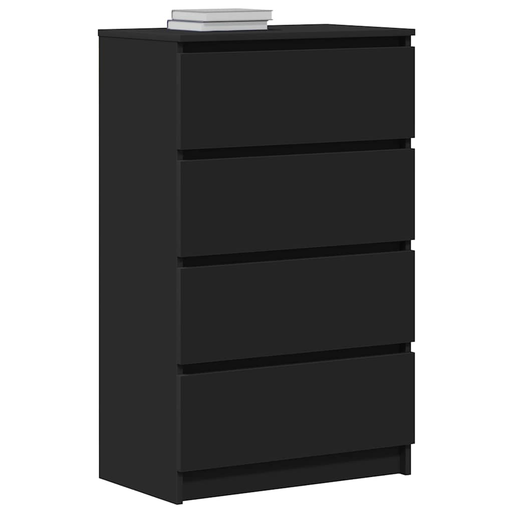 Buffet Noir 60x35x98,5 cm Bois d'ingénierie - XIOS