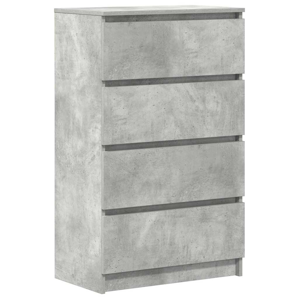 Buffet Gris béton 60x35x98,5 cm Bois d'ingénierie - XIOS