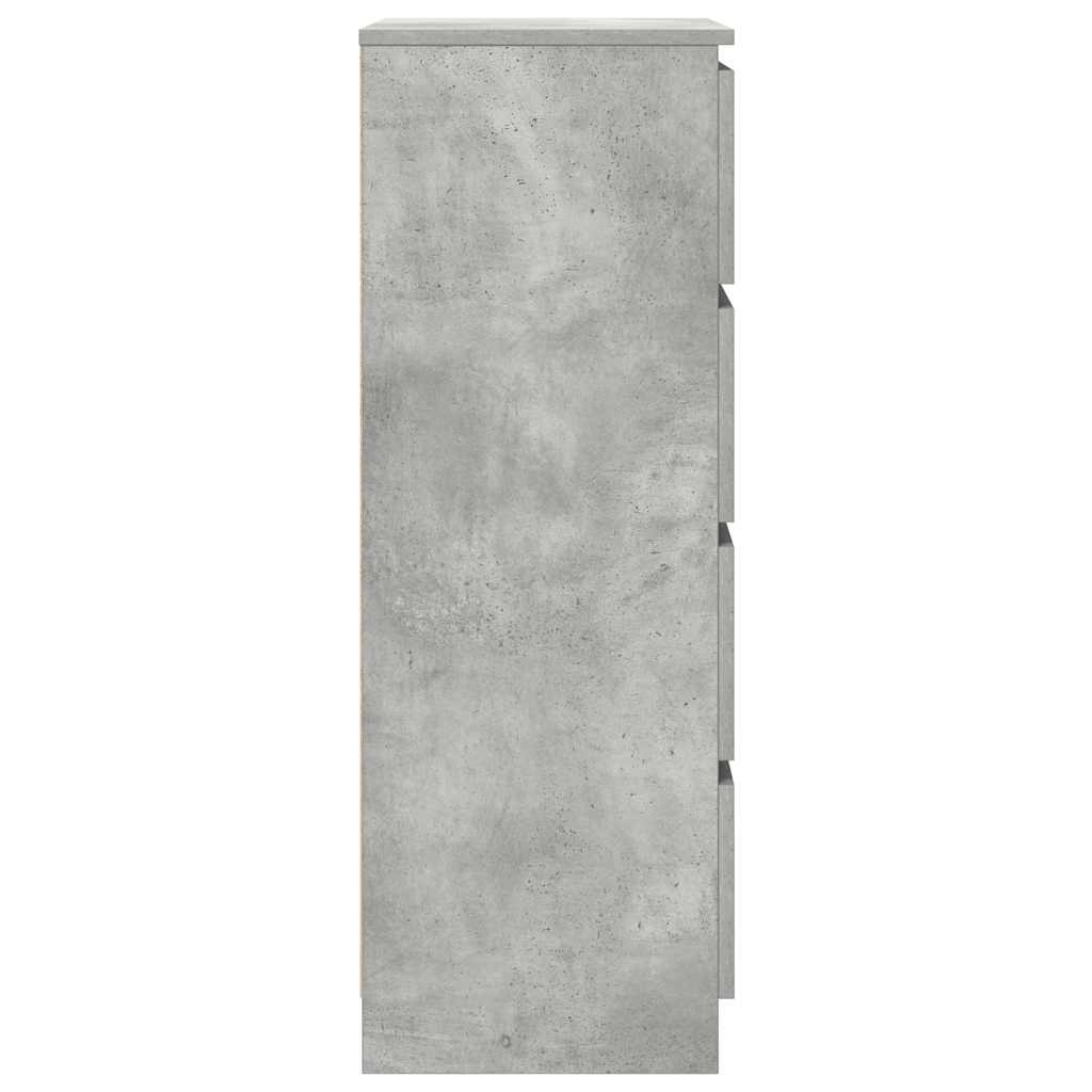 Buffet Gris béton 60x35x98,5 cm Bois d'ingénierie - XIOS