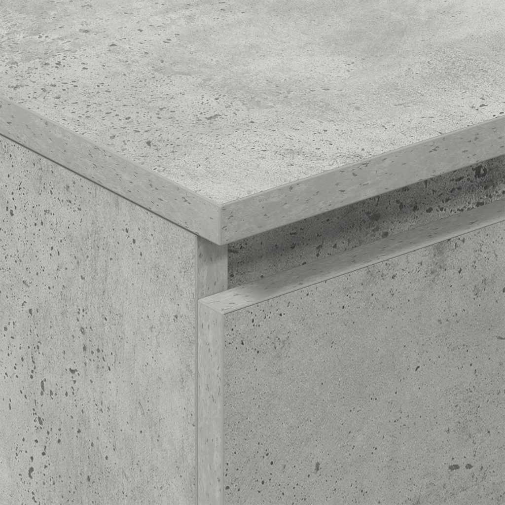 Buffet Gris béton 60x35x98,5 cm Bois d'ingénierie - XIOS