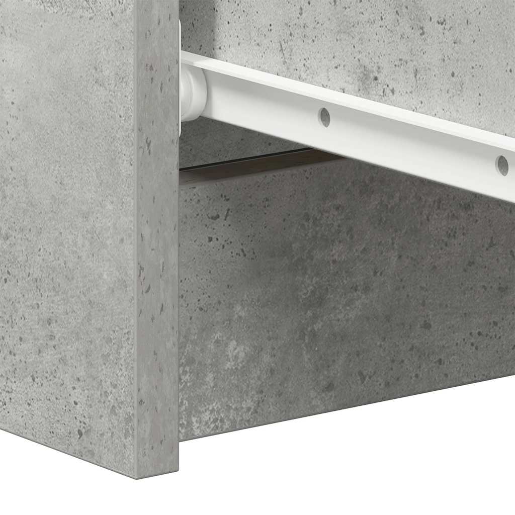 Buffet Gris béton 60x35x98,5 cm Bois d'ingénierie - XIOS