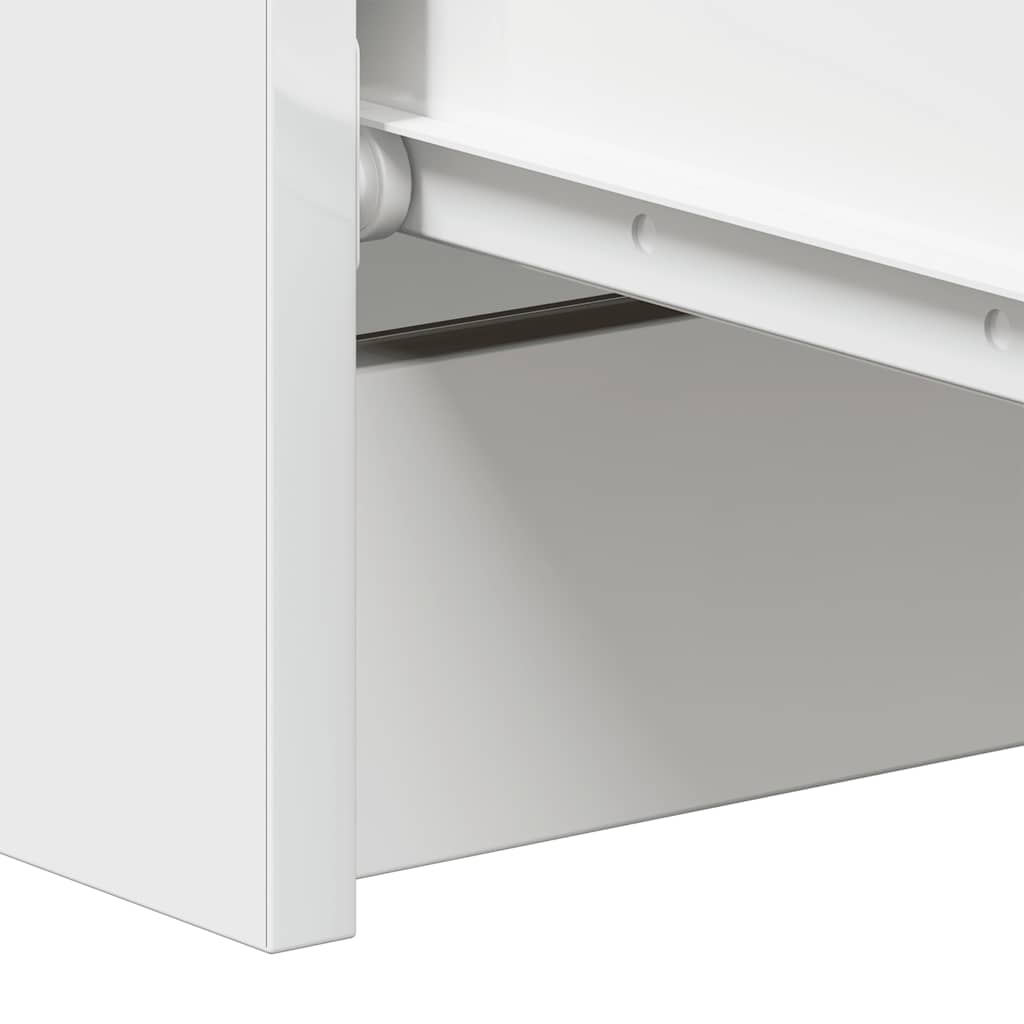 Buffet Blanc brillant 60x35x98,5 cm Bois d'ingénierie - XIOS