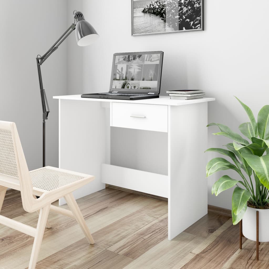 Bureau Blanc 100 x 50 x 76 cm Bois d'ingénierie - XIOS