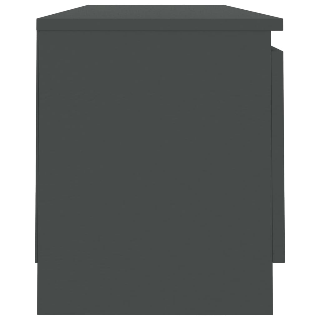 Meuble TV Gris 120x30x35,5 cm Bois d'ingénierie - XIOS