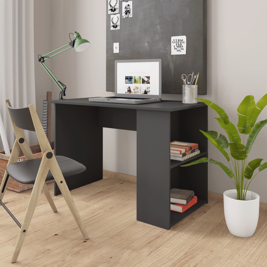 Bureau Gris 110x60x73 cm Aggloméré