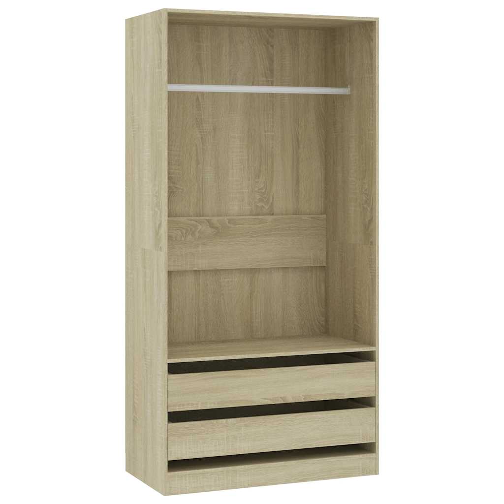 Garde-robe Chêne sonoma 100x50x200 cm Bois d'ingénierie - XIOS