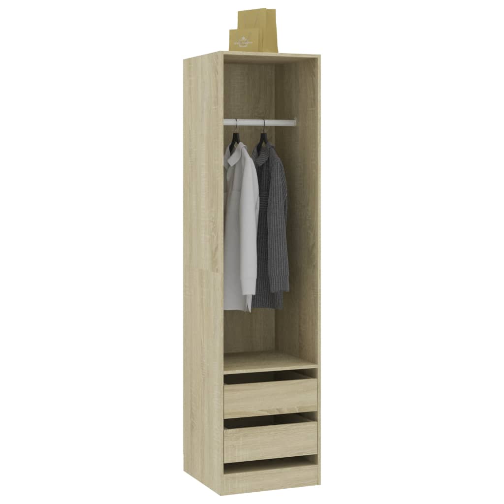 Garde-robe avec tiroirs Chêne sonoma Bois d'ingénierie - XIOS