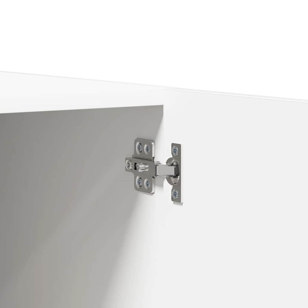 Garde-robe Blanc 90x52x200 cm Bois d’ingénierie - XIOS
