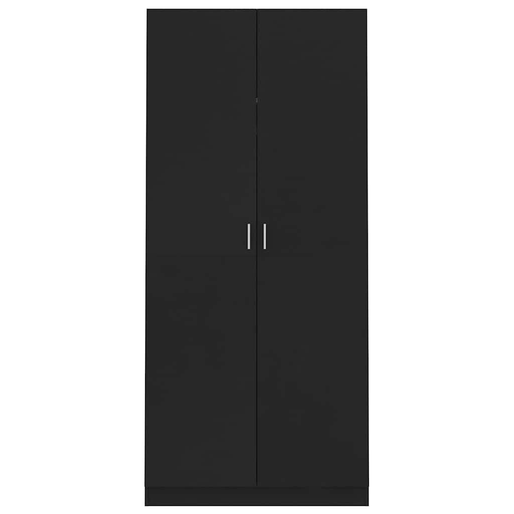 Garde-robe Noir 90x52x200 cm Bois d’ingénierie - XIOS