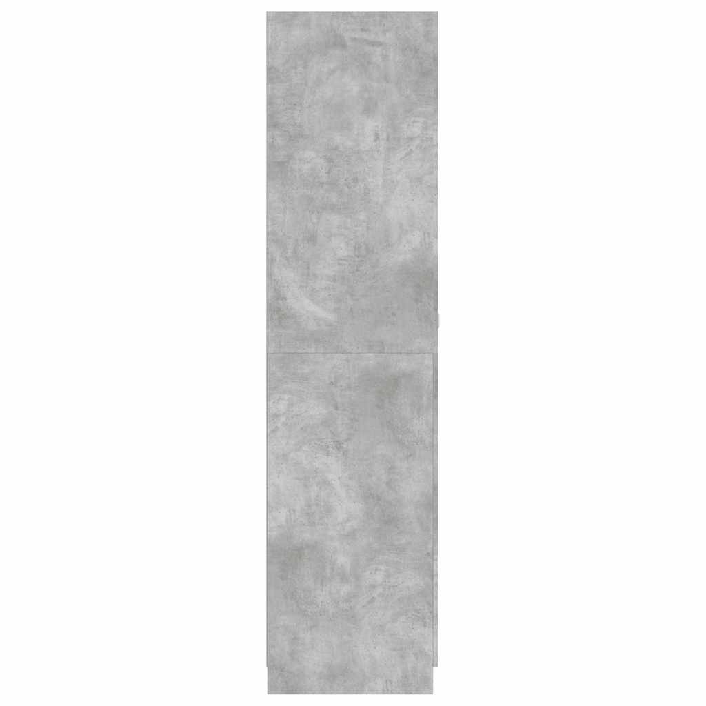 Garde-robe Gris béton 90x52x200 cm Bois d’ingénierie - XIOS