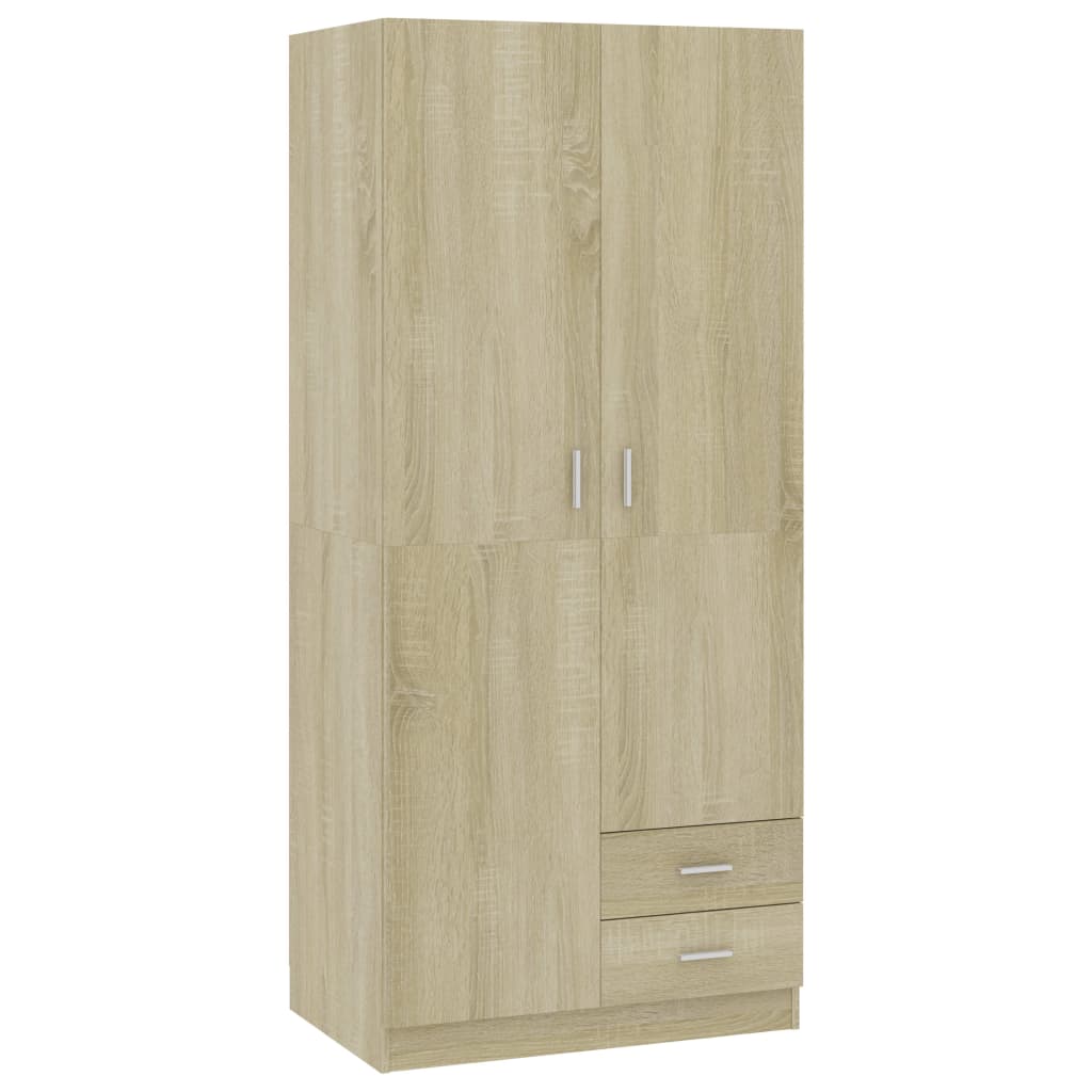 Garde-robe Chêne sonoma 80x52x180 cm Aggloméré - XIOS