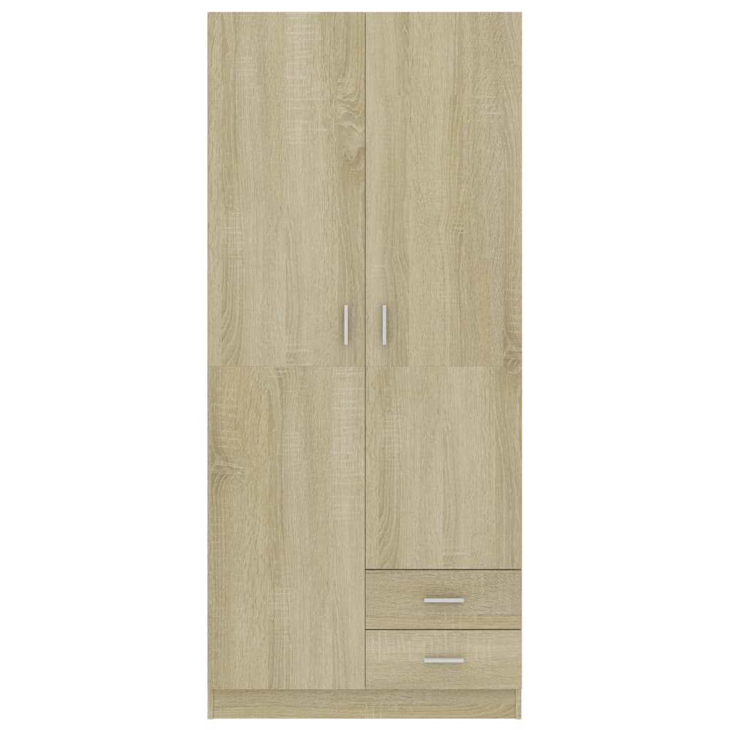 Garde-robe Chêne sonoma 80x52x180 cm Aggloméré - XIOS