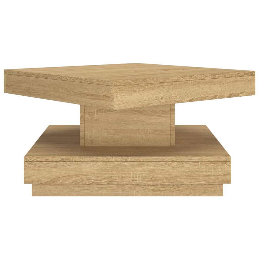 Table basse Marron clair 60x60x35 cm MDF - XIOS