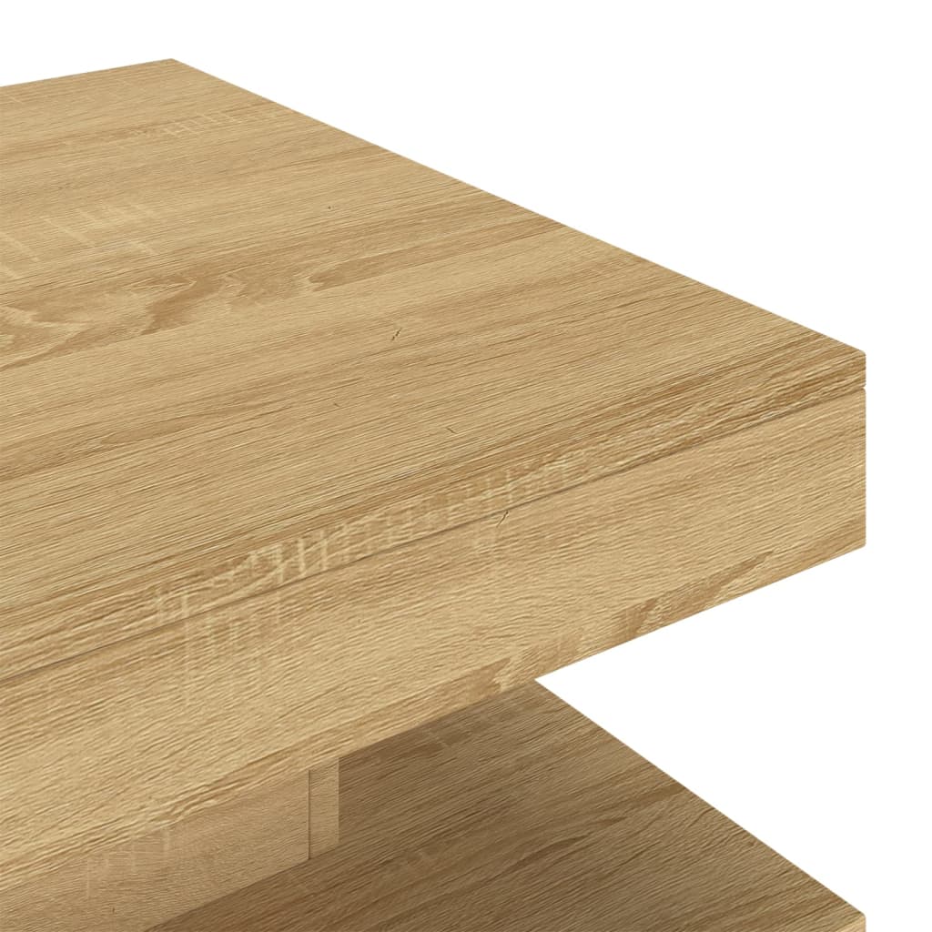 Table basse Marron clair 60x60x35 cm MDF - XIOS