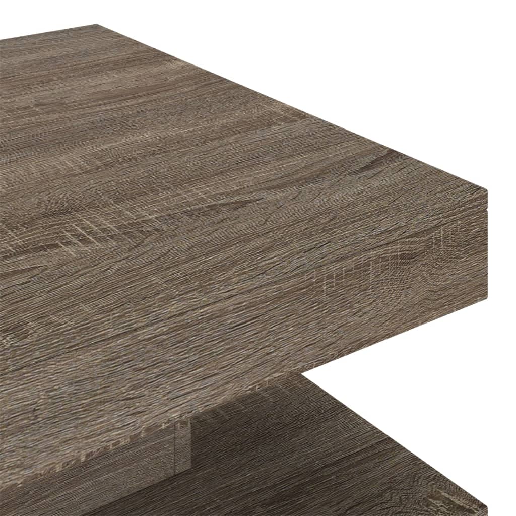 Table basse Gris 60x60x35 cm MDF - XIOS