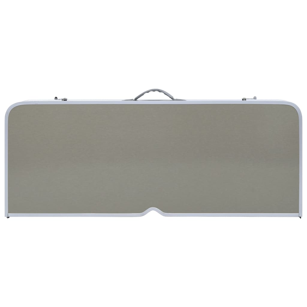 Table pliable de camping avec 4 sièges Acier Aluminium Meubles de camping vidaXL