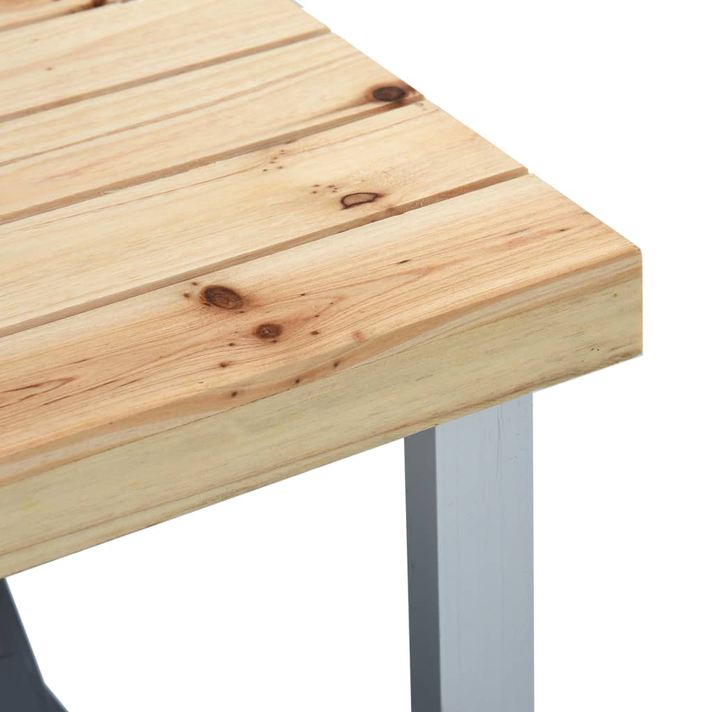 Table pliable de camping avec 4 sièges Acier Aluminium Meubles de camping vidaXL