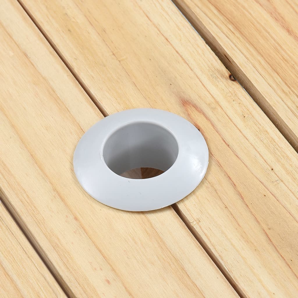 Table pliable de camping avec 4 sièges Acier Aluminium Meubles de camping vidaXL