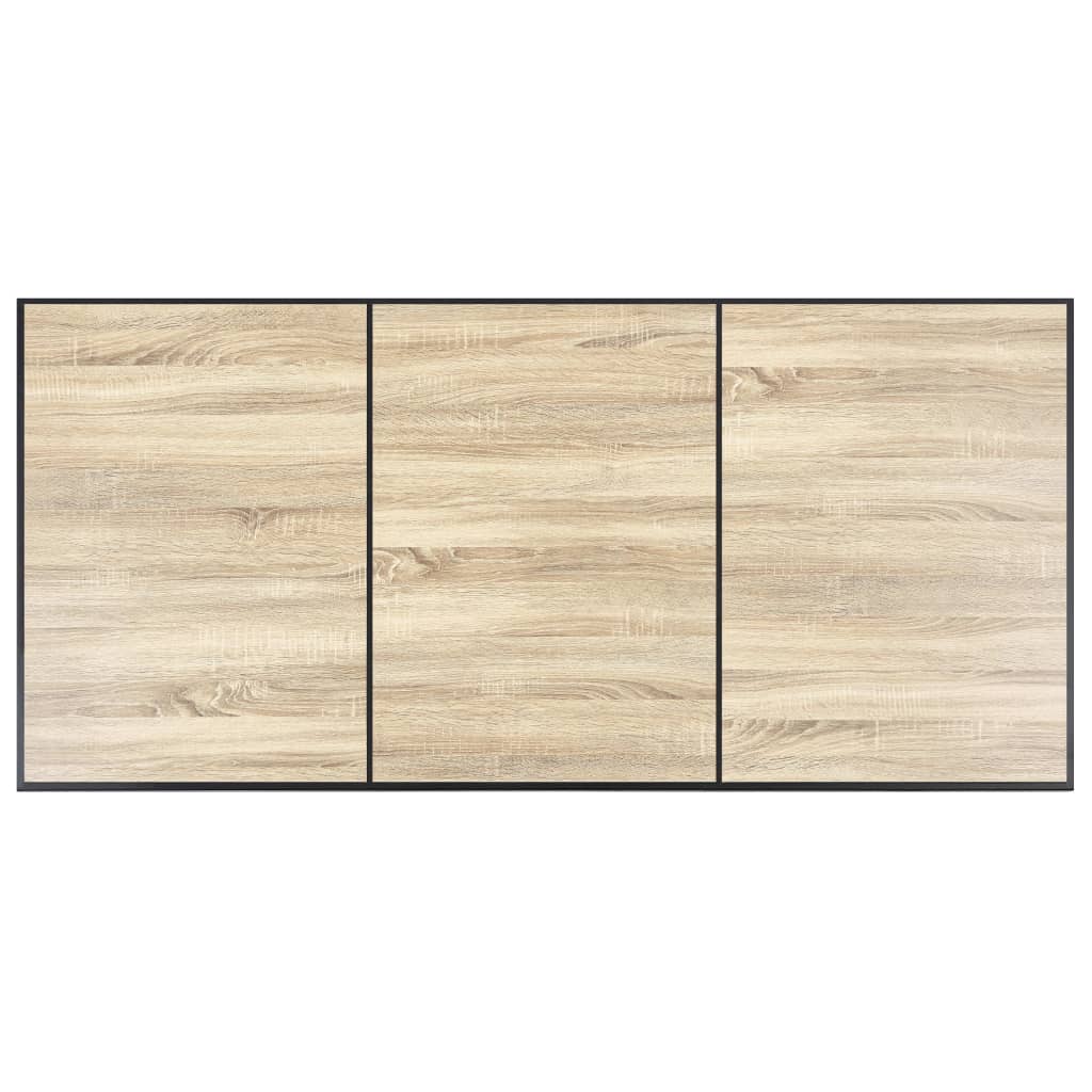 Table de salle à manger Chêne 200x100x75 cm MDF