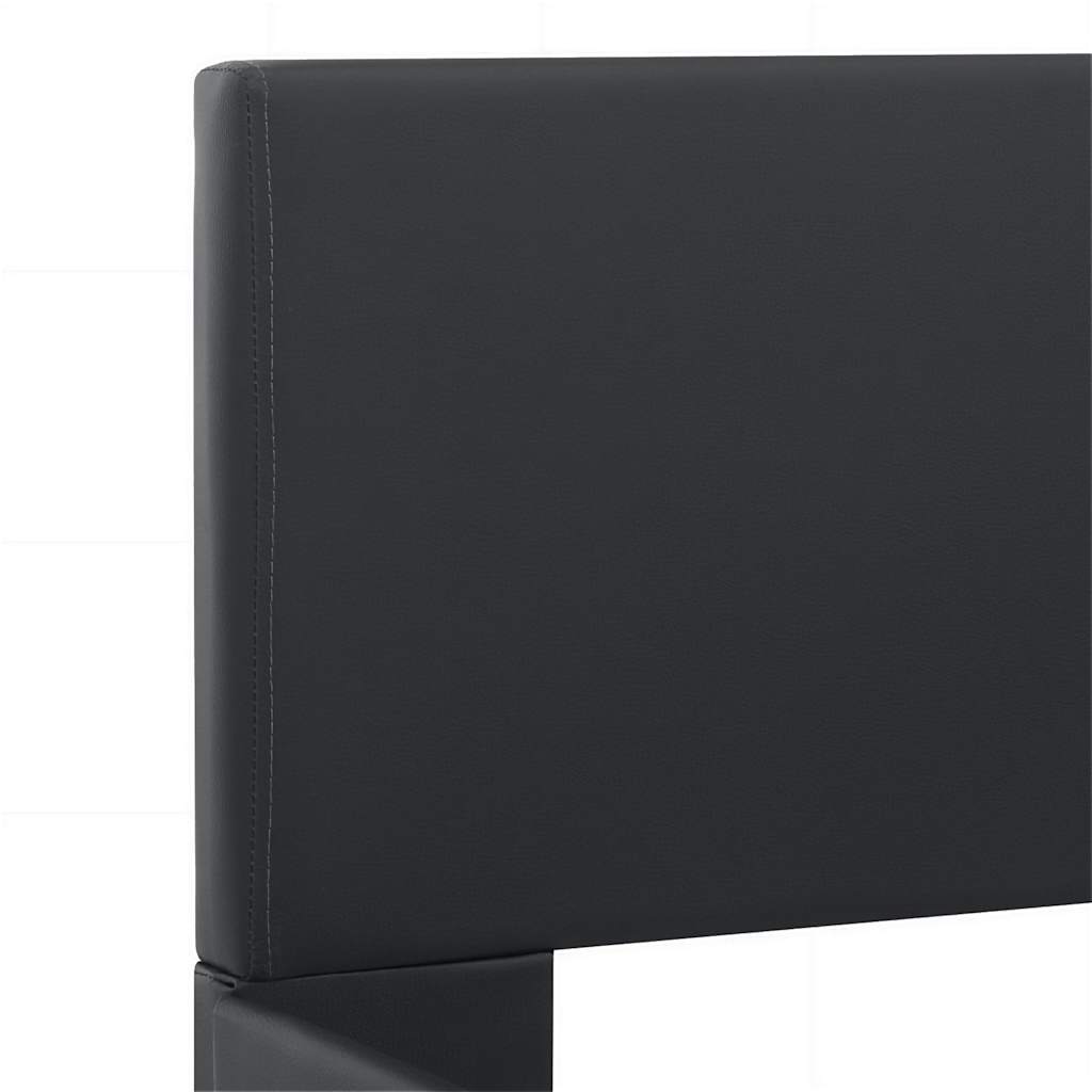 Cadre de lit avec LED sans matelas noir 120x200 cm - XIOS