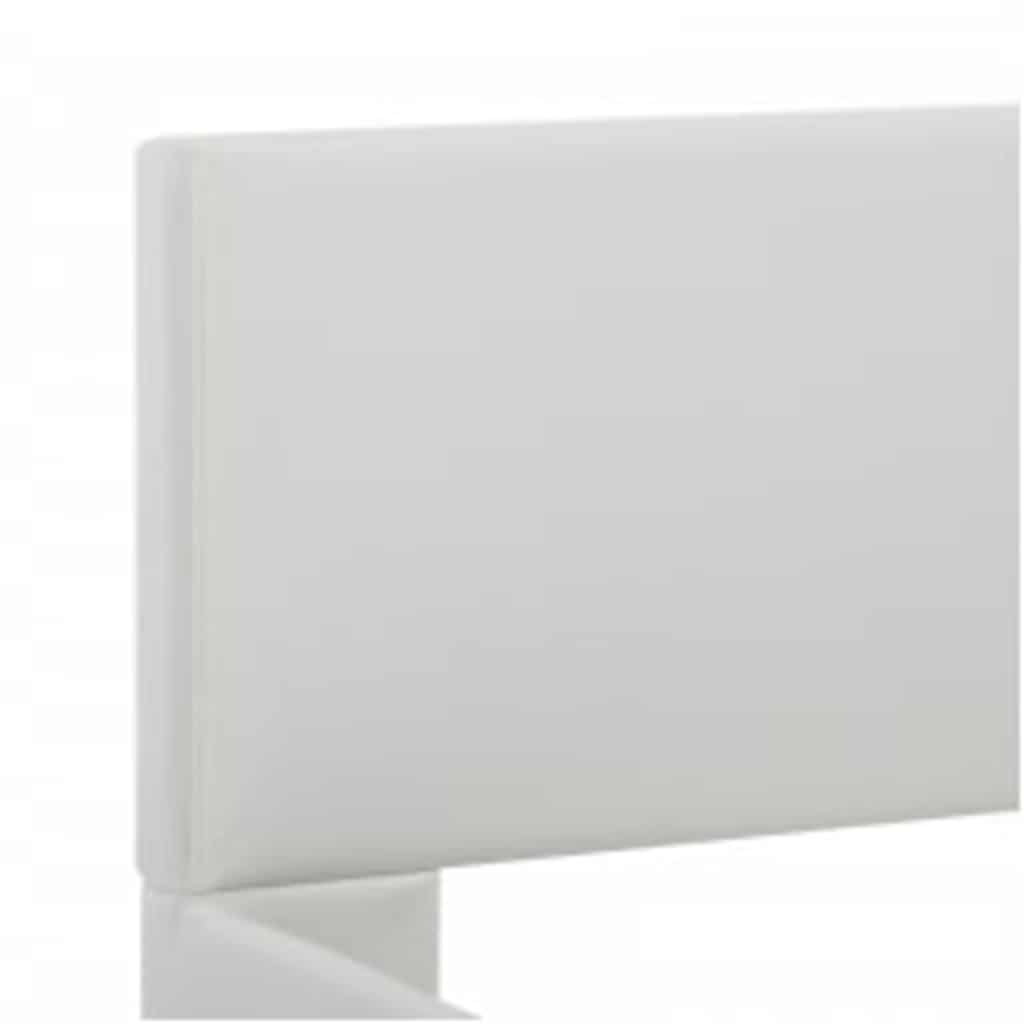 Cadre de lit avec LED sans matelas blanc 100x200 cm - XIOS