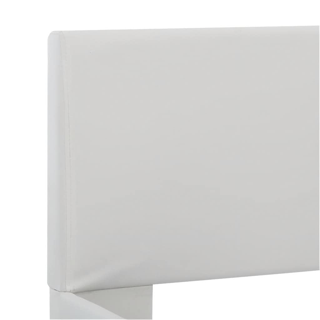 Cadre de lit avec LED sans matelas blanc 180x200 cm - XIOS