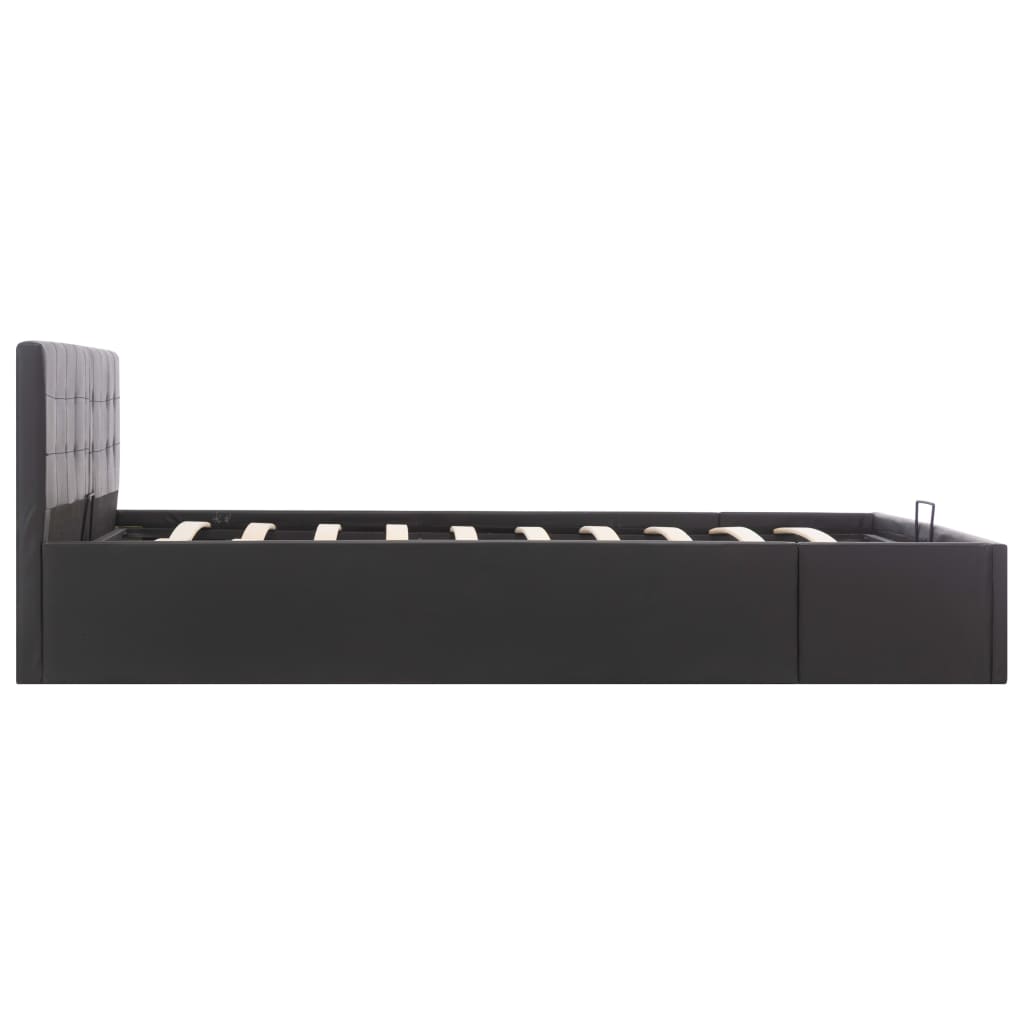 Cadre de lit avec rangement hydraulique Similicuir 160x200 cm - XIOS