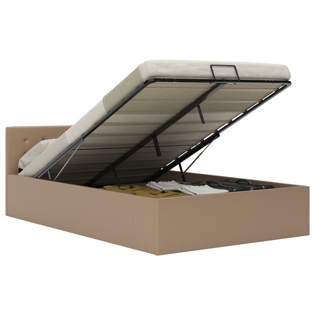 Cadre de lit à rangement hydraulique sans matelas 140x200 cm - XIOS