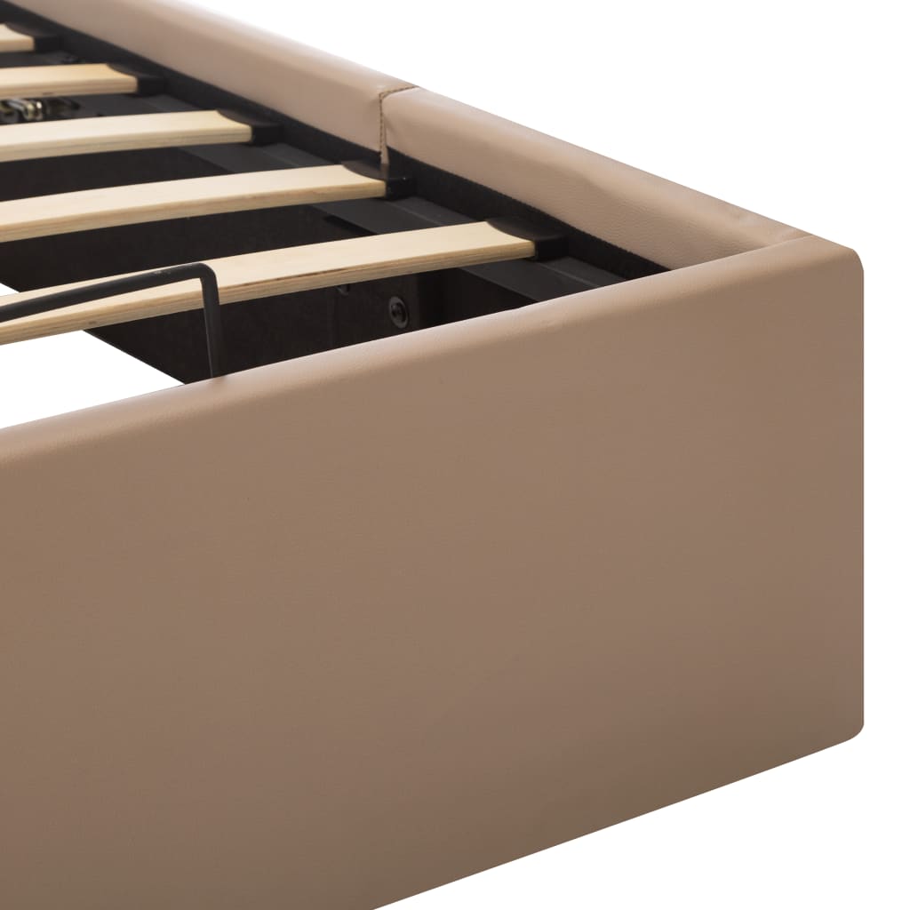 Cadre de lit à rangement hydraulique sans matelas 140x200 cm - XIOS